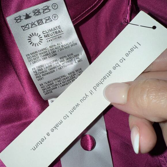 New Reformation Daniela Silk Dress - Picture 4 of 5